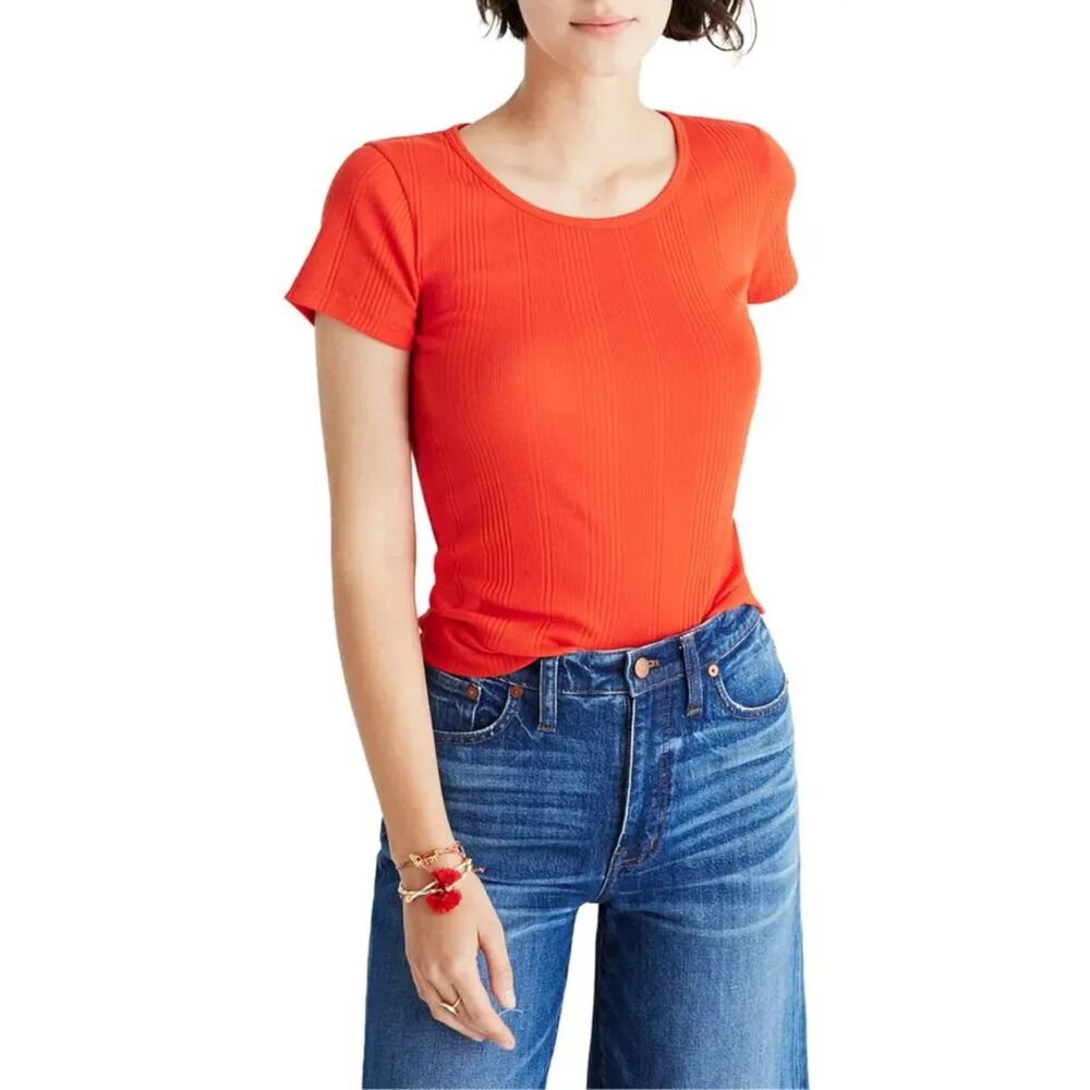 Madewell Rib T-shirt Sz M